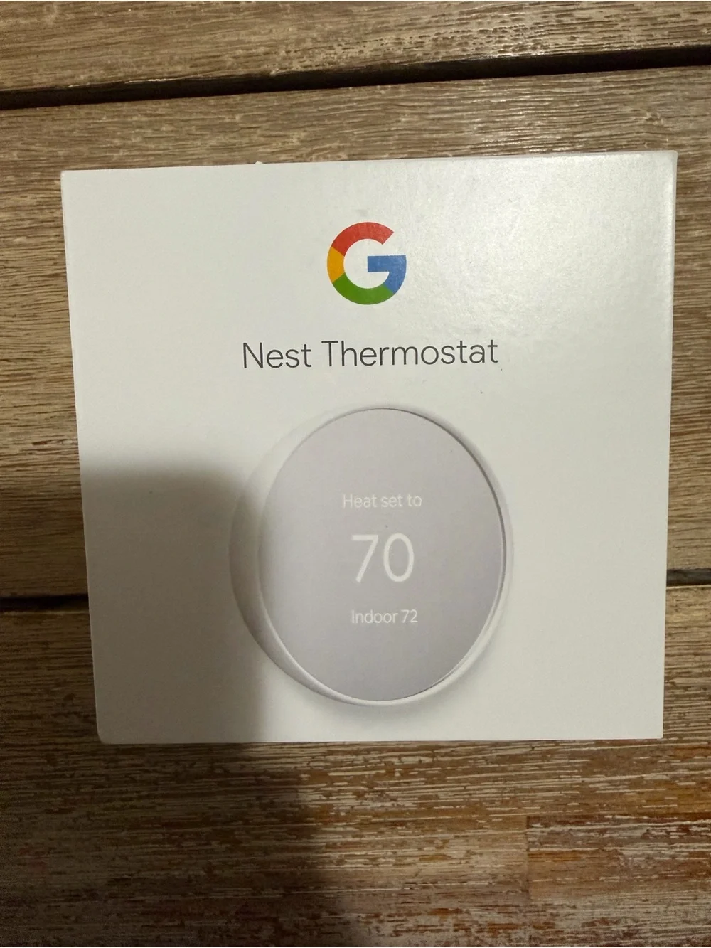 google Nest Thermostat with White Trim Kit